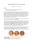 Section 5.3 Regulation of the Cell Cycle Introduction