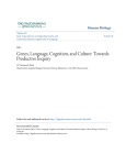 Genes, Language, Cognition, and Culture: Towards Productive Inquiry