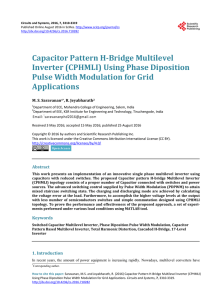 Capacitor Pattern H-Bridge Multilevel Inverter (CPHMLI) Using