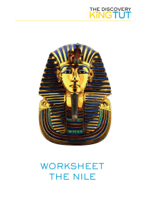 WORKSHEET THE NILE