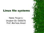Linux Kernel—File Systems