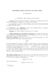 PROFESSOR SMITH MATH 295 LECTURE NOTES 1. November 2