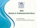 SITA Session 1: Communication Skills