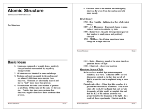 Atomic Structure