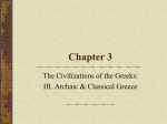 The Civilizations of the Greeks