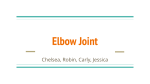 Elbow Presentation PTA