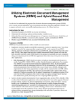 Utilizing Electronic Document Management Systems