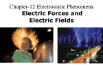 Electric charges, Coulomb`s law, and Electric Field