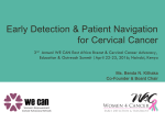 Early detection and patient navigation for cervical cancer