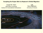 Sculpting the Kuiper Belt via Neptune`s Orbital Migration Joseph M