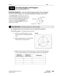 Inscribed Angles and Polygons