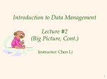 Introduction to Database Systems - Chen Li -