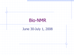 Bio-NMR - KU NMR Lab User Pages