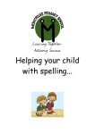 Spelling booklet handout