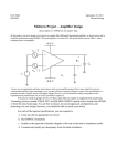 Midterm Project on Advanced Amplifier Design