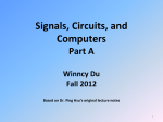 Circuits and Signals