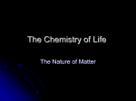 The Nature of Matter