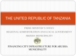 Arusha Municipality - South African Cities Network