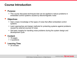 Noise - Renesas e