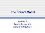 Chapter 2 The Normal Distribution