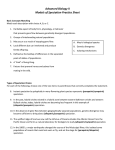 Modes of Speciation Practice Sheet