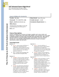 Course Syllabus for Geometry - ACE Technical Charter School