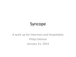 Syncope - American College of Physicians