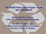 The WISE Rock-Cycle online curriculum: A modular