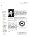 Inge Lehmann: Discoverer of the Earth`s Inner Core