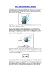 The Photoelectric Effect