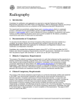 Radiography Didactic and Clinical Competency Requirements
