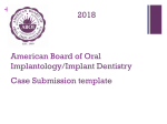 Case 5 - American Board of Oral Implantology