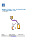 NetApp® E-Series Plug-in for Microsoft® SQL Server Management