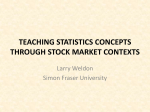 teaching variability through stock market contexts