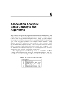 6 Association Analysis: Basic Concepts and Algorithms
