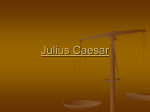 Julius Caesar - Spring Branch ISD