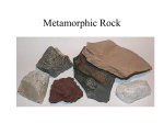 Metamorphic Rock - CoconinoHighSchool