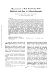 Measurement of Left Ventricular Wall Thickness and