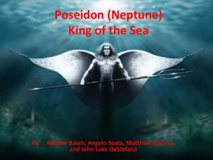 Poseidon (Neptune) King of the Sea