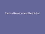 Earth Rotation and Revolution Powerpoint