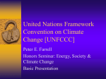 United Nations Framework Convention on Climate Change [UNFCCC]