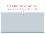 4-03-08 -- t-distributions and t-test