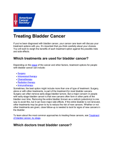 Treating Bladder Cancer - American Cancer Society