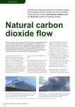 Natural carbon dioxide flow