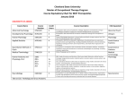 MOT Course Equivalency Chart