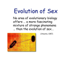 3. Evolution of Sex 10