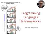 Programming Languages and Frameworks Overview