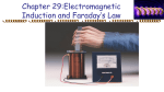 Chapter 29:Electromagnetic Induction and Faraday*s Law