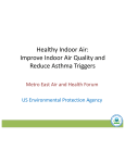 Healthy Indoor Air: Improve Indoor Air Quality and Reduce Asthma