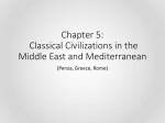 Chapter 5: Classical Civilizations in the Middle East and
